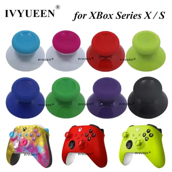 IVYUEEN 2 PCS Bastões De Polegar Analógicos 3D Para XBox Series Xs Controller Joystick Grip Cap Cover
