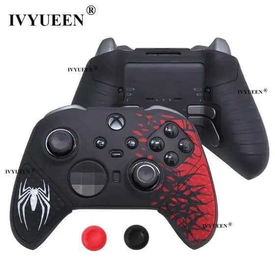 IVYUEEN Para Xbox Elite Série 2 Núcleo Controlador Aranha Caso Protetor Antiderrapante Silicone Pele Polegar Aperto Capa