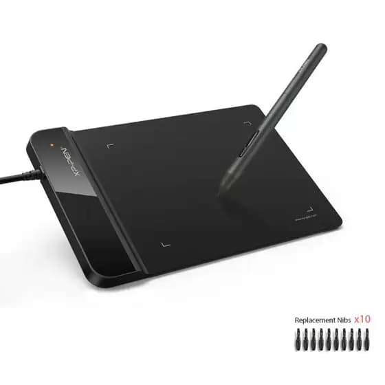Mesa Digitalizadora Xp-pen G430s Ultra Fina Caneta 8192 Níveis Alta Precisão