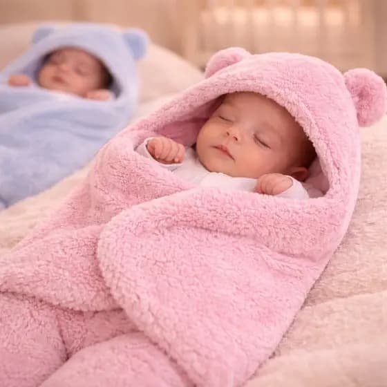 Saco de Dormir Bebe Antialérgico Saida de Maternidade