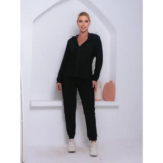 Conjunto Feminino com bolsos com zíper