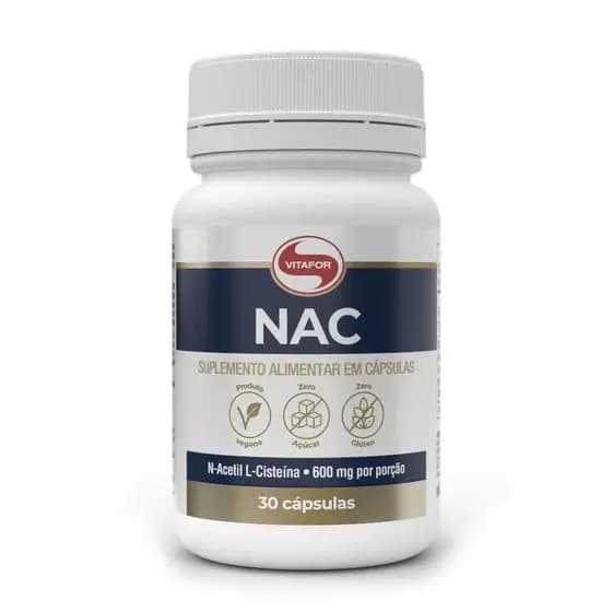 NAC - 30 Cápsulas - Vitafor