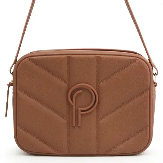 Bolsa Tiracolo Feminina Roma Transversal de Ombro Emborrachada Pralolla