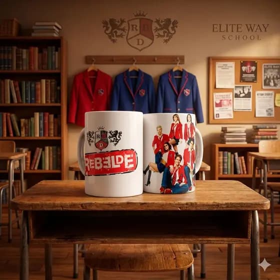 Caneca Personalizada ou Copo RBD Rebelde