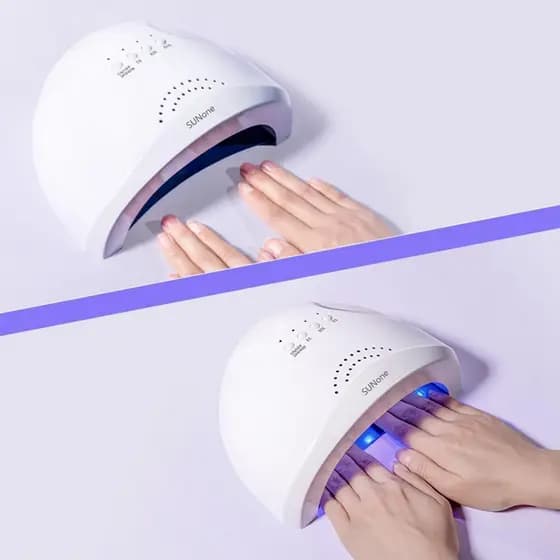 Cabine de Gel Sun One 48w / 30 Led Unhas Acrigel Manicure Profissional Bivolt 2 em 1 Promoção