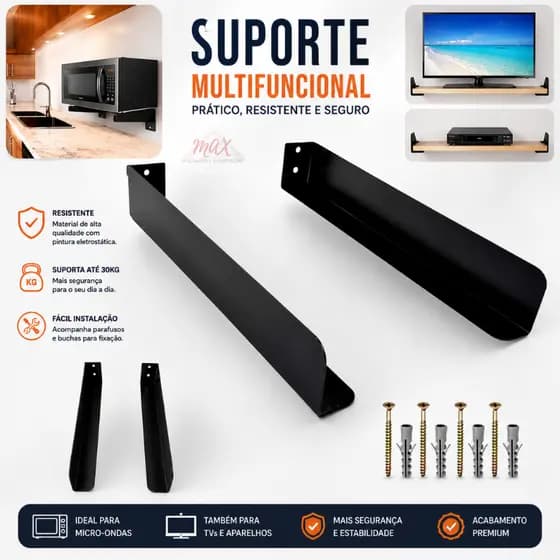 Suporte para microondas/Forno/impressora/Bebedouro/caixa de som etc - Multiuso