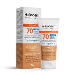 Protetor Solar Helioderm Facial FPS 70 4.0 Bege Escuro