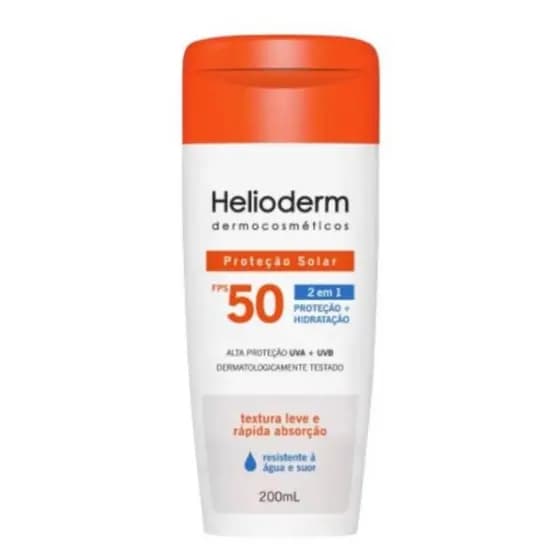 Helioderm Proteção Solar 50 Fps 2 Em 1 200ml