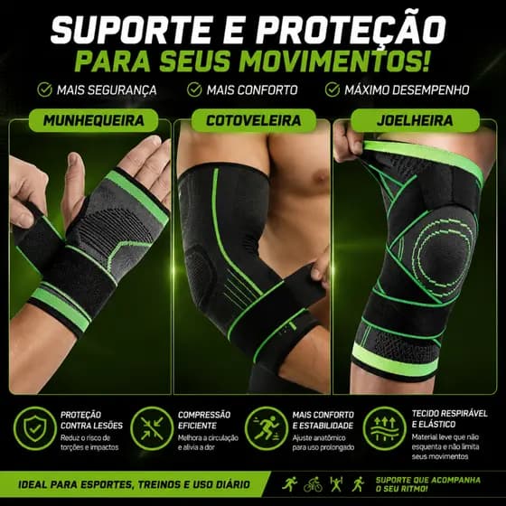 1/2 Peças Munhequeira De Compressão Tendinite Ortopédica com Strap de Ajuste Alívio Dor