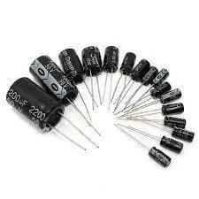 Kit 10 Unidades – Capacitor Eletrolítico 47µF x 100V (105°C)