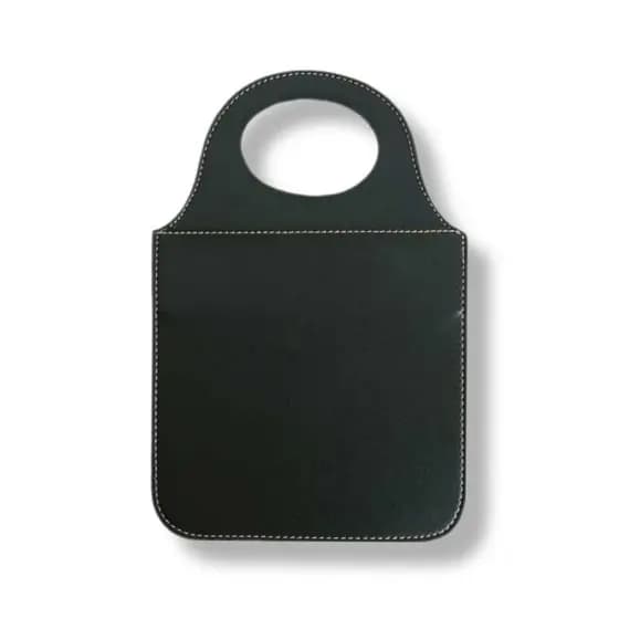 Porta Lixeira Couro Para Carro Liso