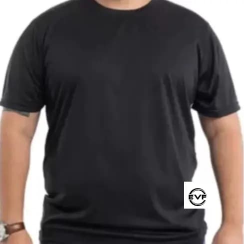 Camiseta Masculina Plus Size Básica Esportiva Lisa Dry Fit