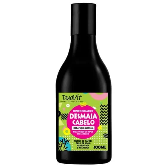 Condicionador Desmaia Cabelo 300ml | Hidratação E Brilho Para Todos Os Fios | Reparação Profunda