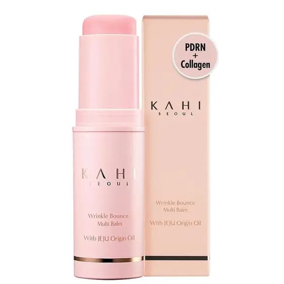 Bastão Multibálsamo KAHI Wrinkle Bounce | De Rugas De Colágeno PDRN Cuidados Com A Pele Coreanos Bálsamo Labial Hidratan
