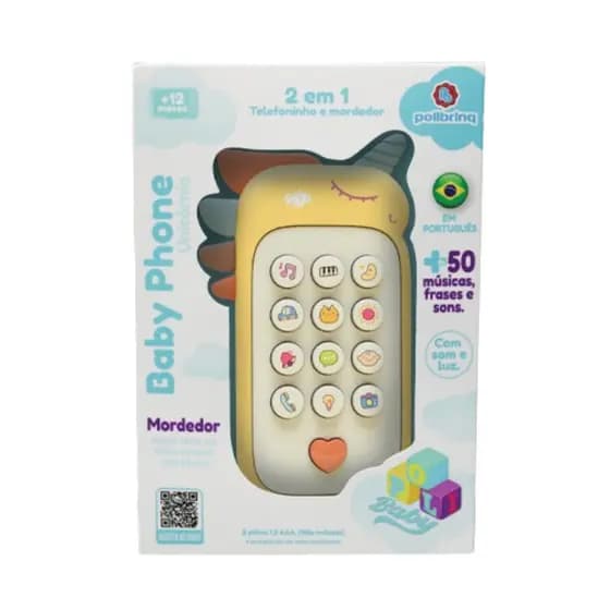 Brinquedo Infantil Baby Phone Unicónio Polibrinq Bb035