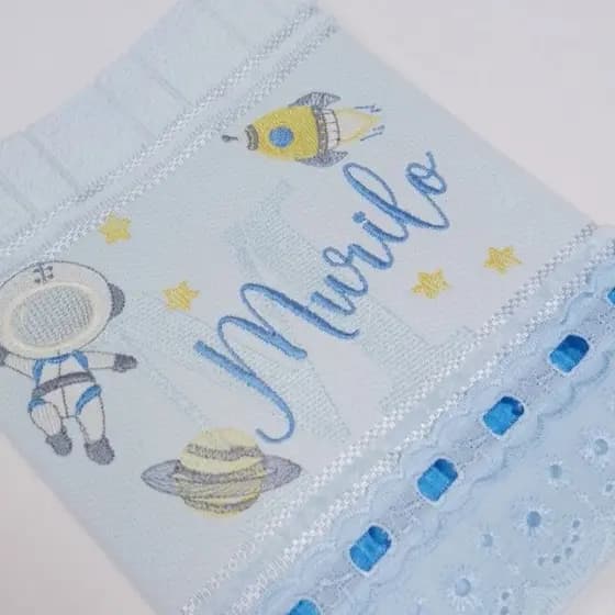 TOALHA LAVABO ASTRONAUTA 🚀👩🏻🚀