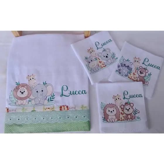 KIT FRALDA GRANDE AMAMENTAÇÃO + 3 BABETES