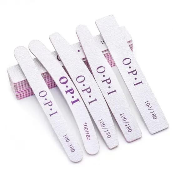 Lixa Dupla Face 100/180 Para Unhas Naturais e Unhas em Gel — Manicure Profissional (Formato Sortido)
