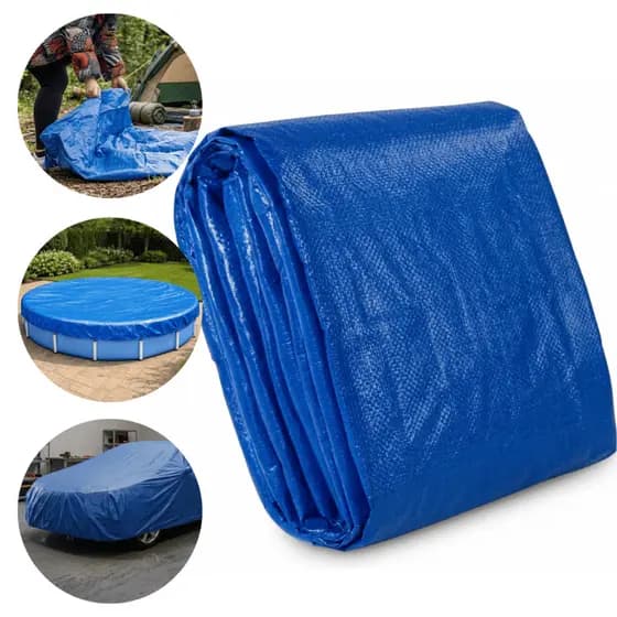Lona Plástico Reforçada 2x3 3x4 3x5 4x5 Cobertura Piscina Carro Impermeável