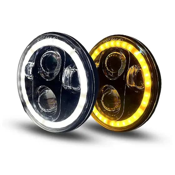 Par e Unidade Farol Led 5.75 Polegadas Angel Eye 5 Polegadas