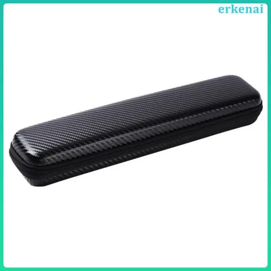 🛏️ 1Peças Estojo Para Alisador De Cabelo Eva Preto Resistente Para Armazenamento