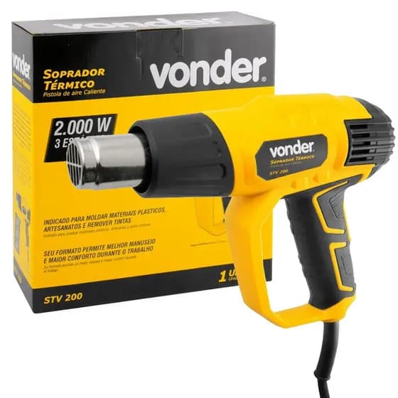 Soprador Térmico Vonder STV200 110V ou 220V Com 4 Bicos