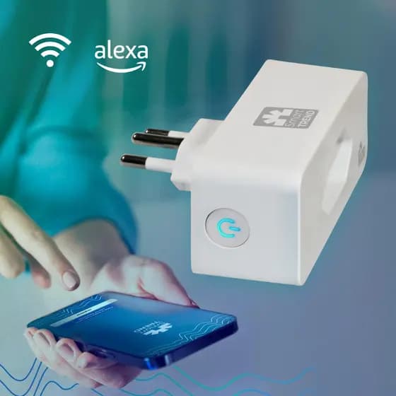 Tomada Inteligente Wifi Smart 10A Bivolt Compatível Alexa Google Automação Adaptador De Soquete Kian