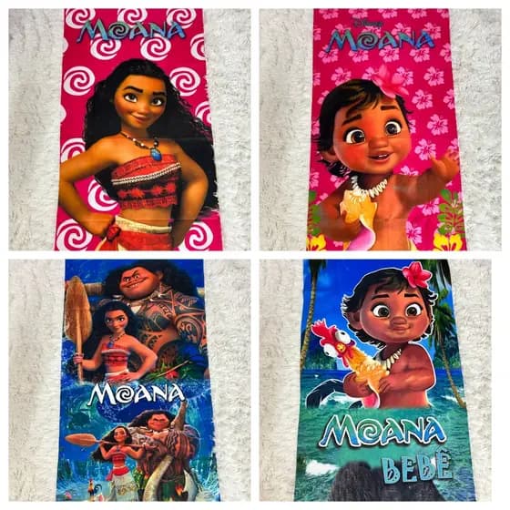 Toalha de Banho e Praia Estampadas Moana