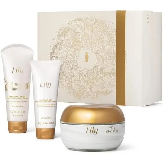 Kit Presente Lily Acetinados O Boticario