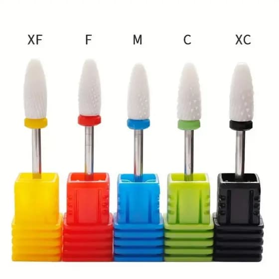 Unidade Broca Cerâmica Profissional Unha Gel Acrigel Porcelana Nail Art