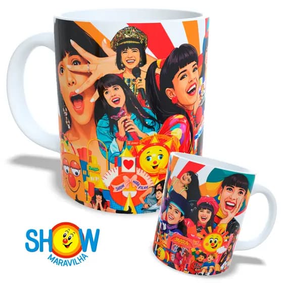 Caneca Show Maravilha Retrô Anos 80|90 / Presente Nostálgico Inesquecível / Item Colecionável Exclusivo