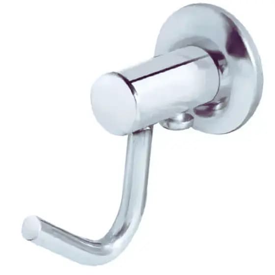 Gancho Cabide Alumínio Banheiro Porta Toalha Roupa Acessório Parede com Parafuso Inox