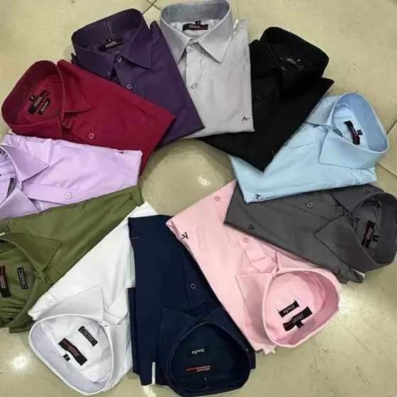 Camisa Social ARA MI S Manga Longa Masulina Sli m Fit Lisa