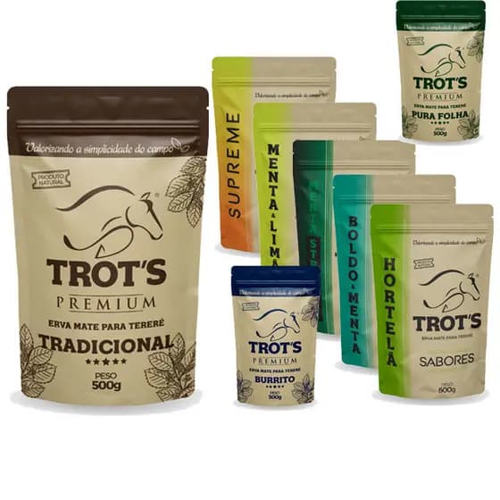 Erva Mate Tereré Trot's Premium 500g Sabores