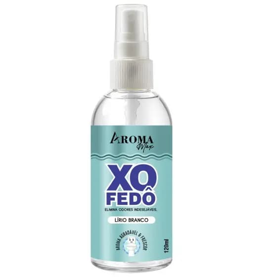 Odorizador De Vaso Xó Fedo Tira Mal Cheiro De Banheiro 120ml Lírio Branco