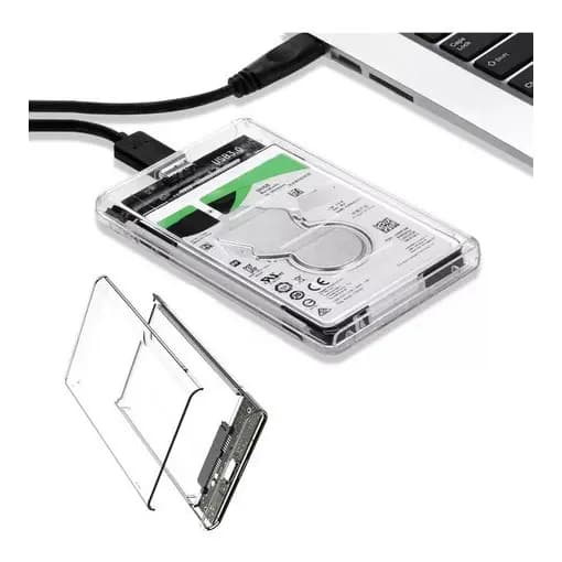 Case Externa Para Hd Sata 2,5 Usb 3.0 Transparente F3 1450