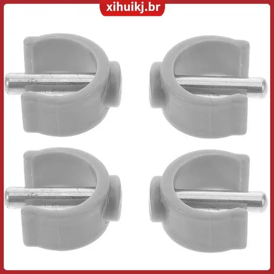 💡 4Peças Abraçadeira Cinza Para Andador Em ABS Para Muletas Seguras