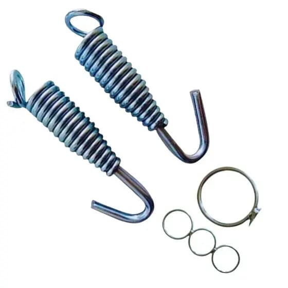 Mola Extensora Alongadora + Encurtador Argola | Acessórios Rede Descanso | (Kit Mola + Encurtador)