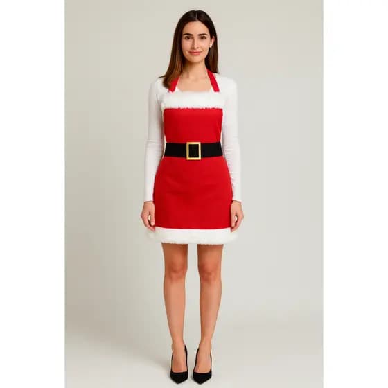 Avental de Natal Adulto Temático – Cozinha, Ceia, Churrasco – Fantasia Natalina