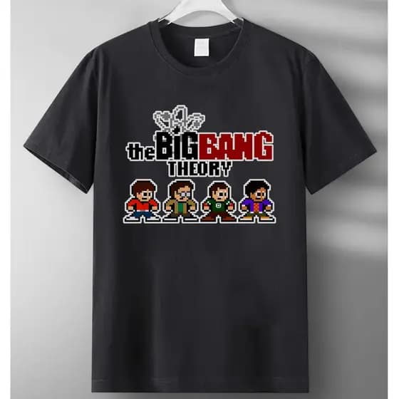 Camiseta Unissex Premium Seriado Big Bang Teoria Confortavel Desenho Camisa 100% Algodao