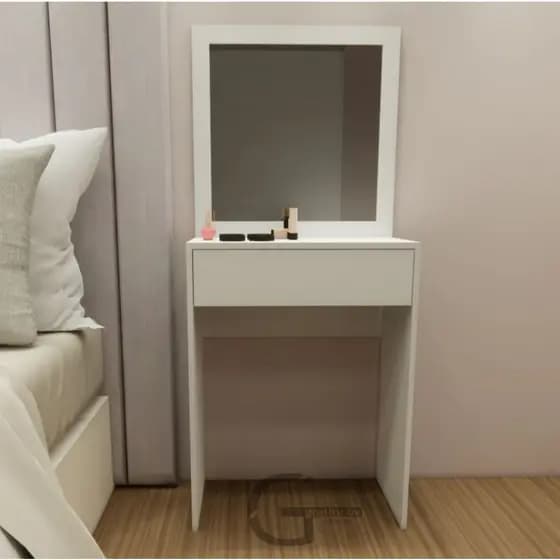 Penteadeira com Espelho 50x50 material 100% mdf Jasmyn