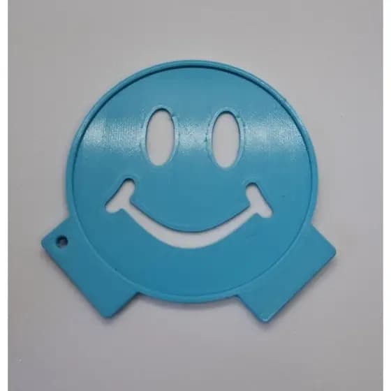 Molde stencil barista polvilhar