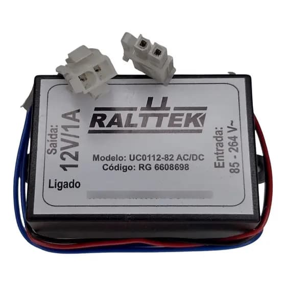 Fonte Para Esteira Rt Movement (+12vdc/1a C/ Caixa B-728)