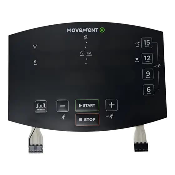 Membrana Teclado Esteira Rt 150 Led G3 Movement