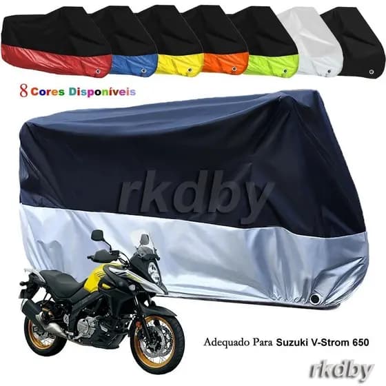 Adequado Para Suzuki V-Strom 650 Capa de Moto Motocicletas Especial Carro Protetora Solar À Prova D'água