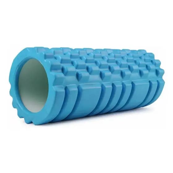 Rolo Massagem Foam Roller Liberação Miofascial Soltura - Azul Promoção