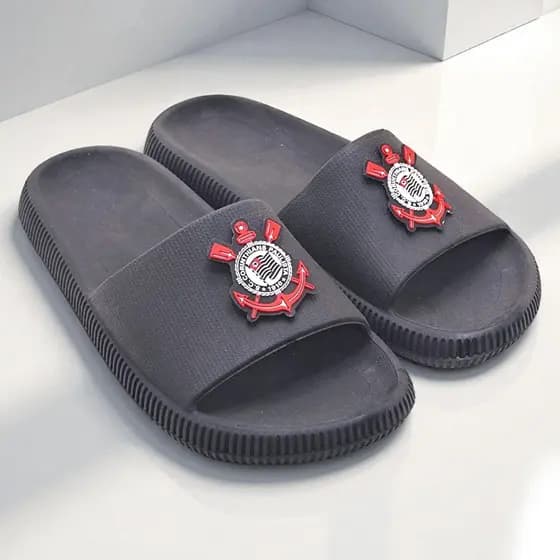 Chinelo Nuvem Infantil Maculino Time de Futebol Paulista