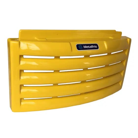 Veneziana Grade Ar Saia Proteção Frontal Metalfrio Amarela
