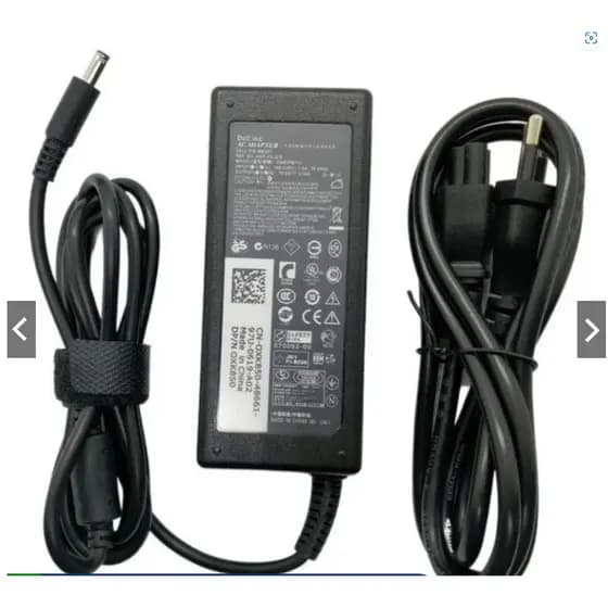 Fonte Carregador para Notebook Dell 19.5V 3.34A 65W Plug 4.5x3.0mm com Cabo Força