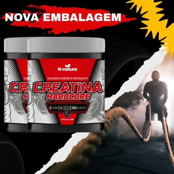 Creatina Hardicore Pura Purinha Envio No Mesmo Dia Mega Oferta